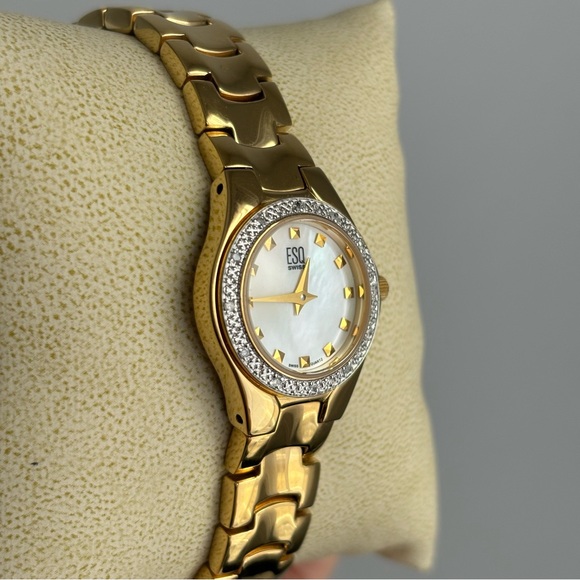 SOLD ESQ by Movado — Women’s Small Intrigue Diamond Accented Watch - Picture 3 of 11